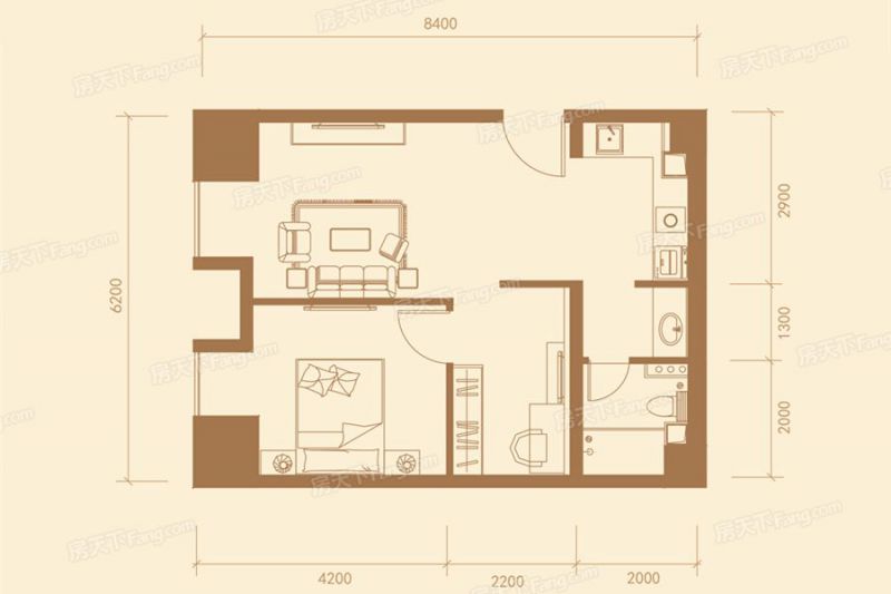 包頭裝修方案包頭維多利大商城77.76㎡