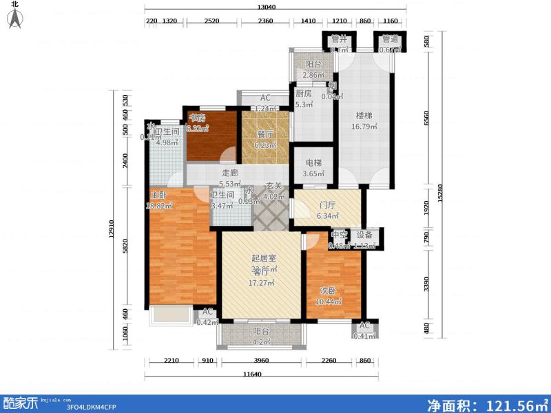 包頭裝修方案包頭燕趙錦河灣179㎡